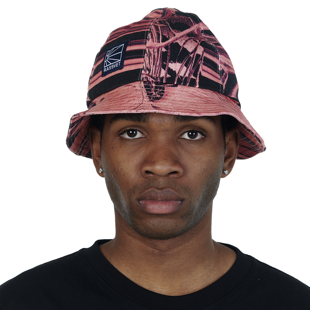 Pink sales denim hat