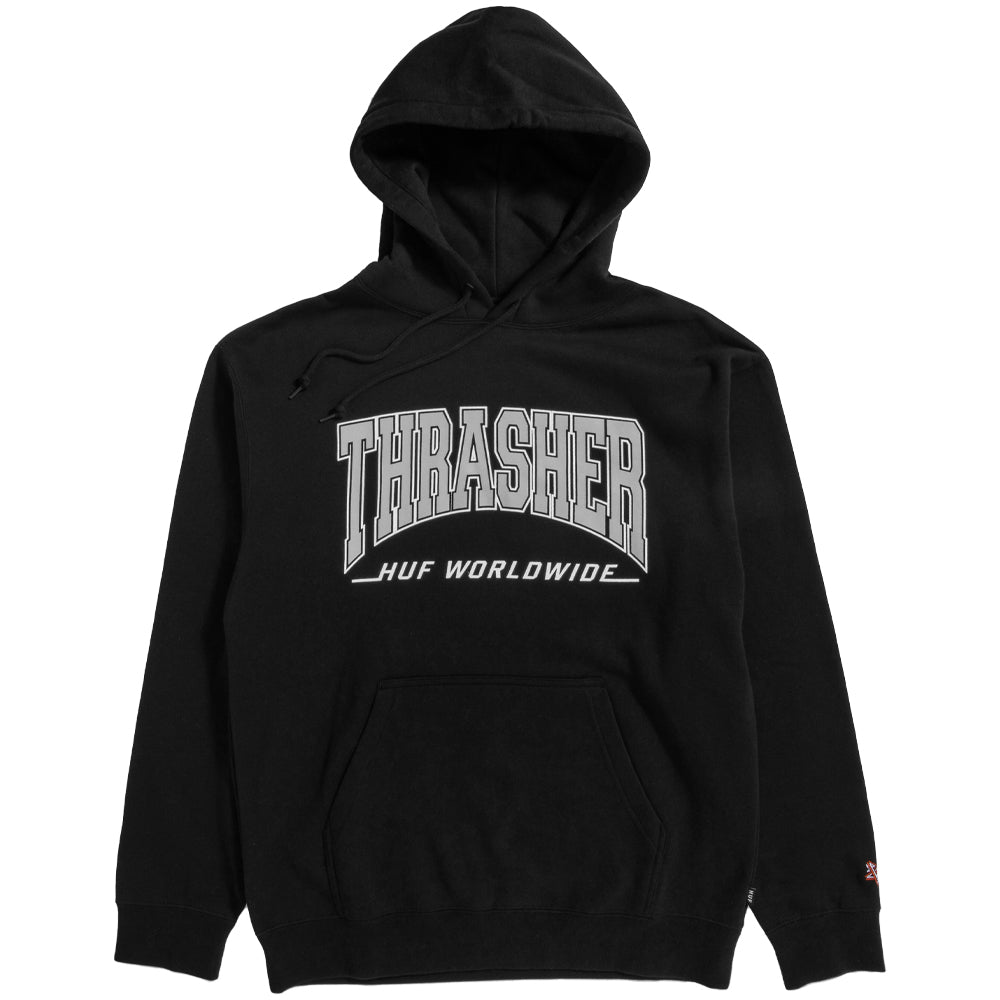 Thrasher x huf hot sale worldwide hoodie