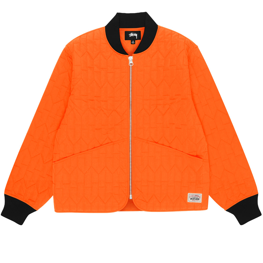 Stussy S Quilted Liner Jacket W - Orange-itesil.org