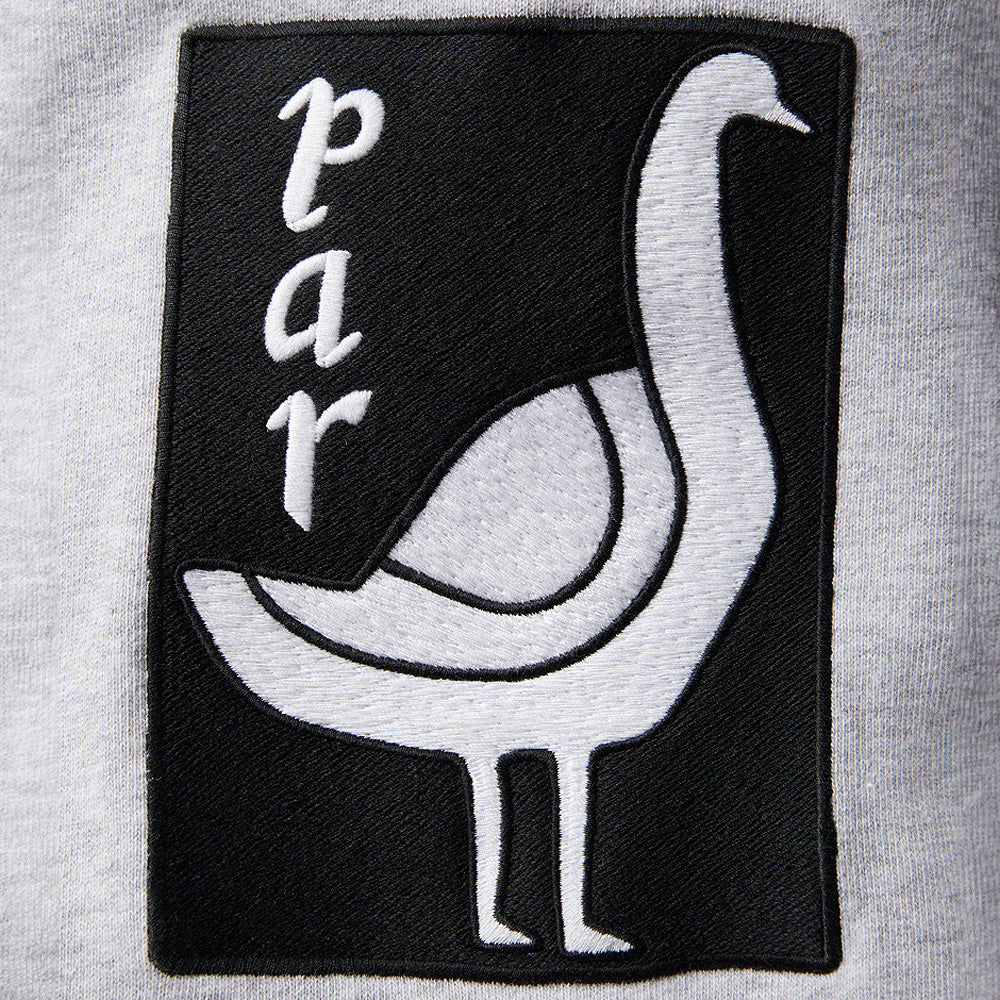 by parra 51430 the riddle hooded sweatshirt heather grey
