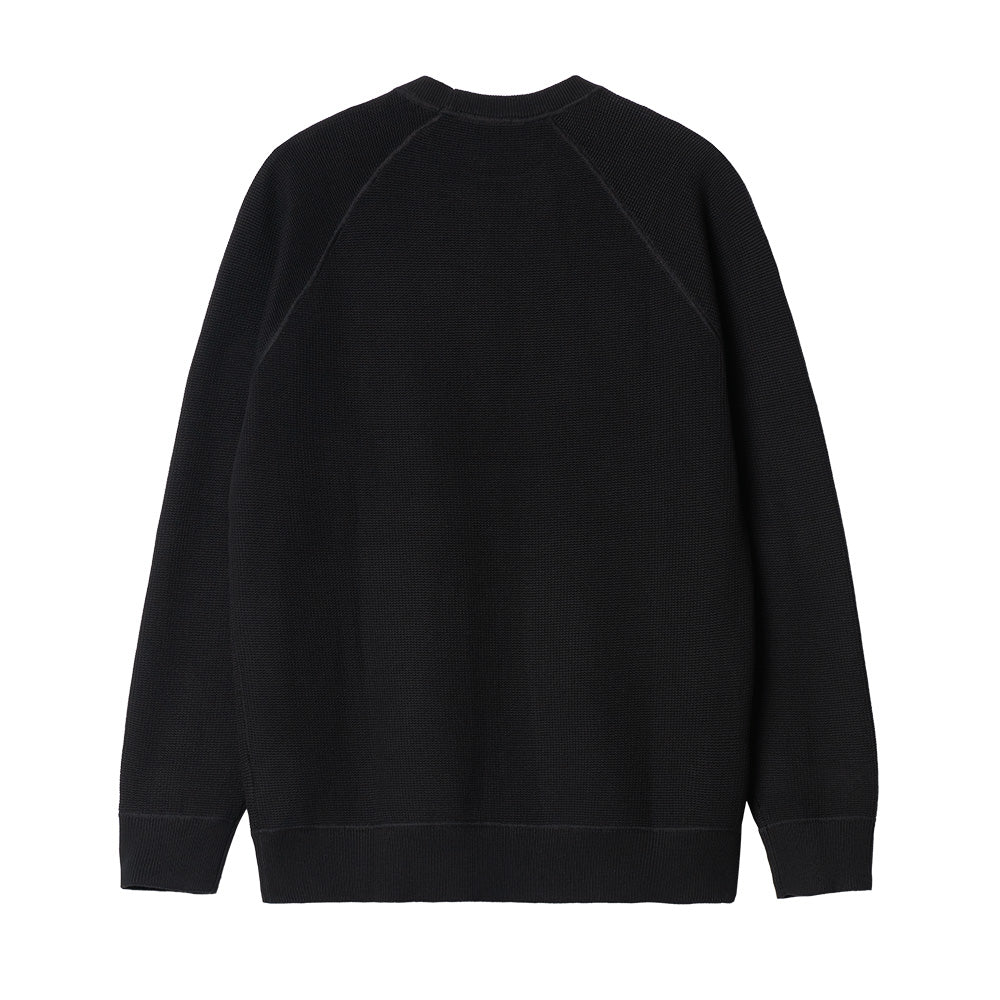 carhartt wip i0285810f xx chase sweater blackgold