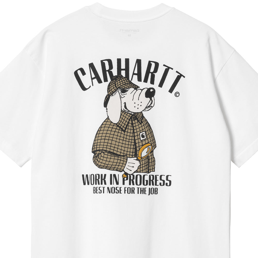 carhartt wip i033966 02 xx s s inspector t shirt white