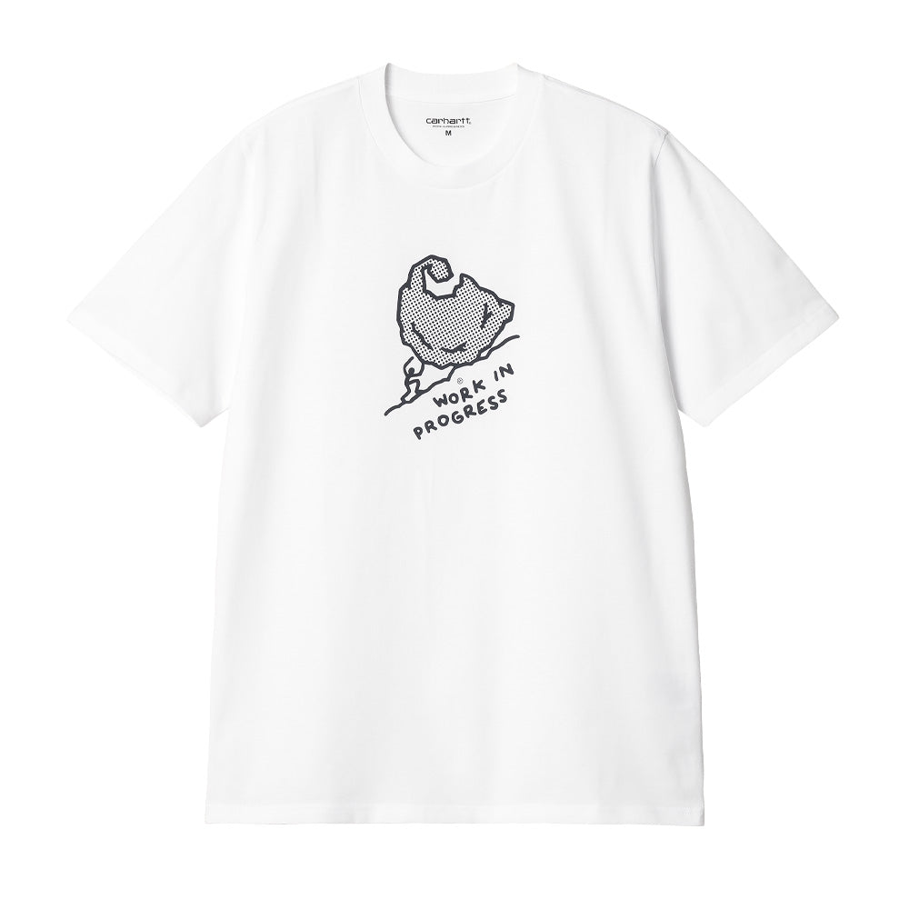 carhartt wip i033988 00a xx s s move on up t shirt white black