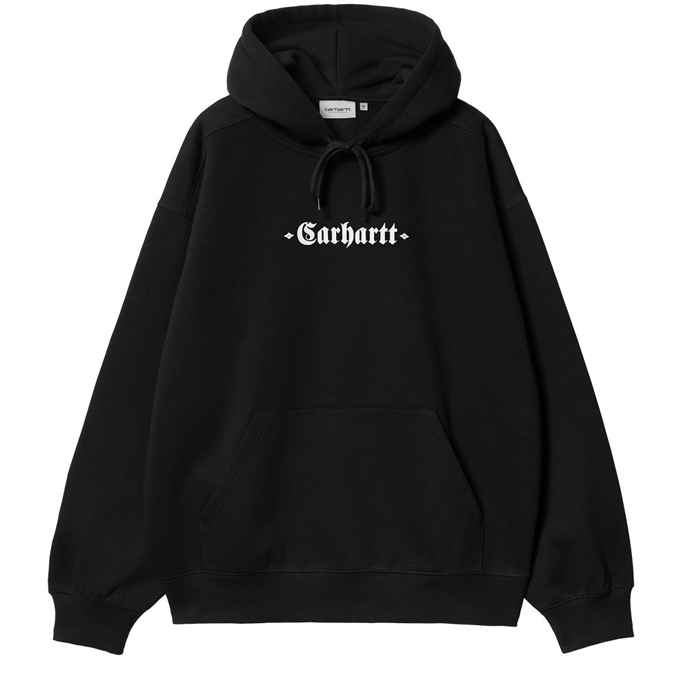 carhartt wip i034416d2 xx hooded greatest hits sweat blackwhite