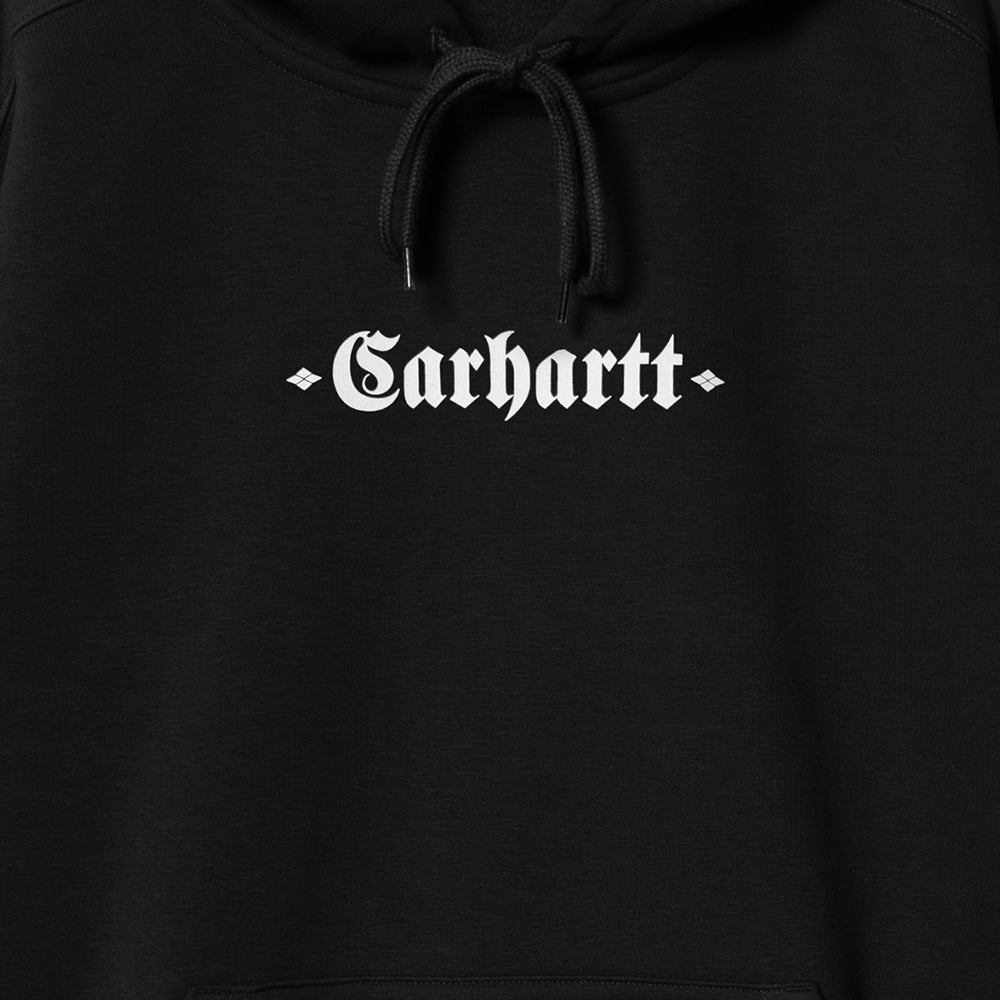 carhartt wip i034416d2 xx hooded greatest hits sweat blackwhite