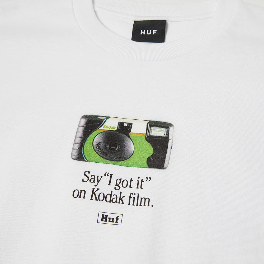 huf ts02468 huf x kodak power flash ss tee white