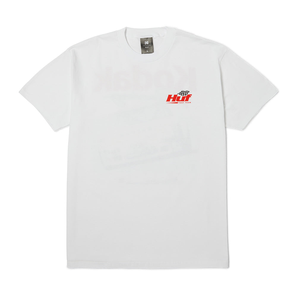 huf ts02470 huf x kodak racing infield ss tee white