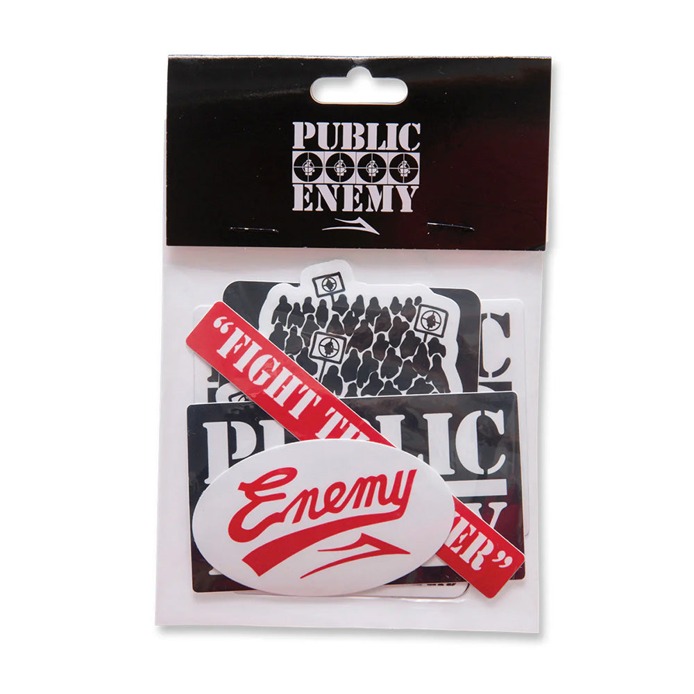 lakai ld424005 lakai x public enemy sticker pack multi