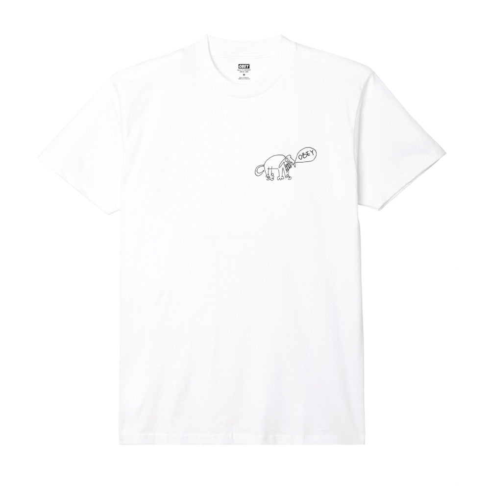 obey 165263913 angry dog tee wht white