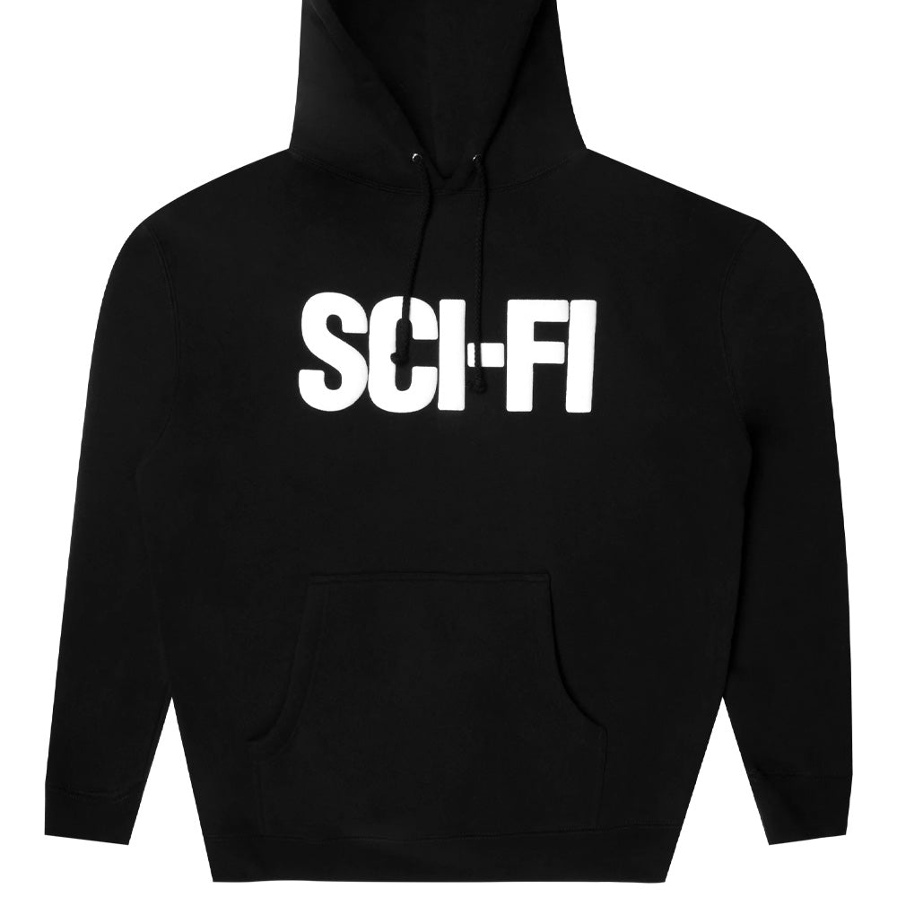 sci fi fantasy sf00139 big logo hood blk black