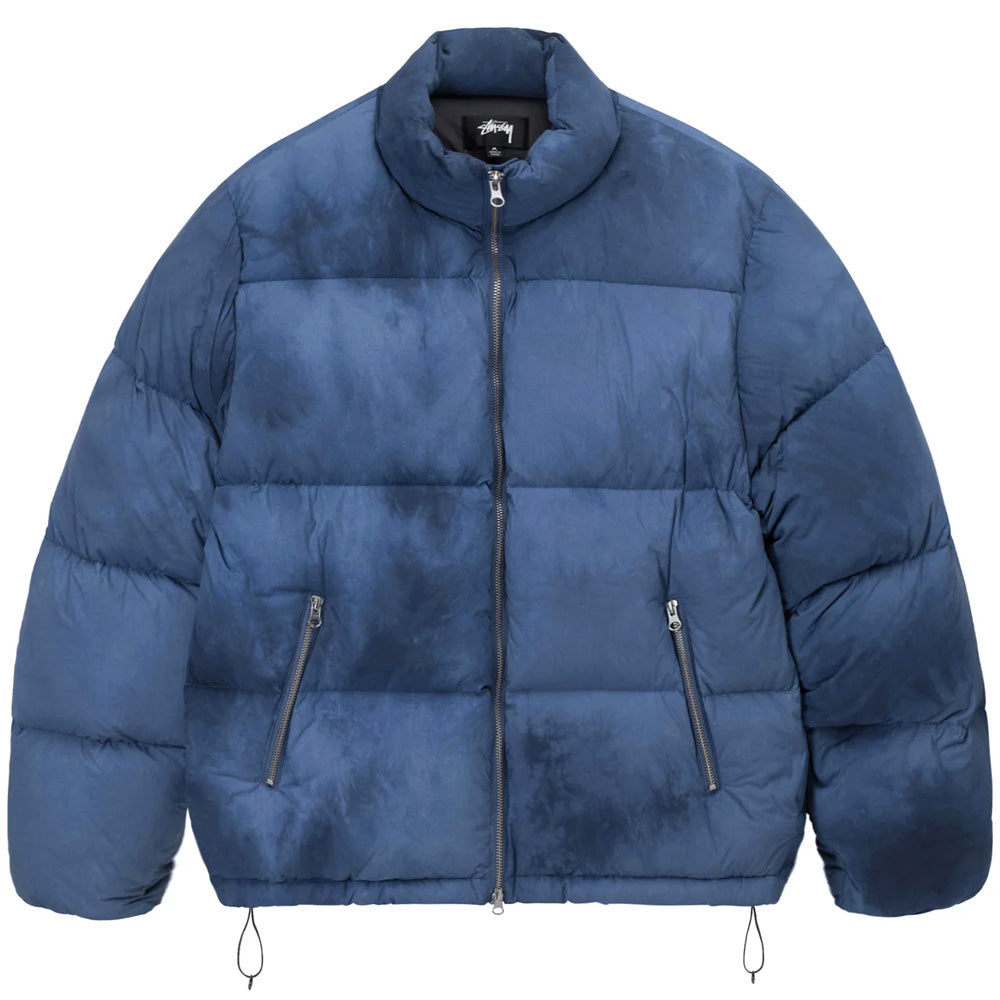 STÜSSY RECYCLED NYLON DOWN PUFFER // WASHED NAVY