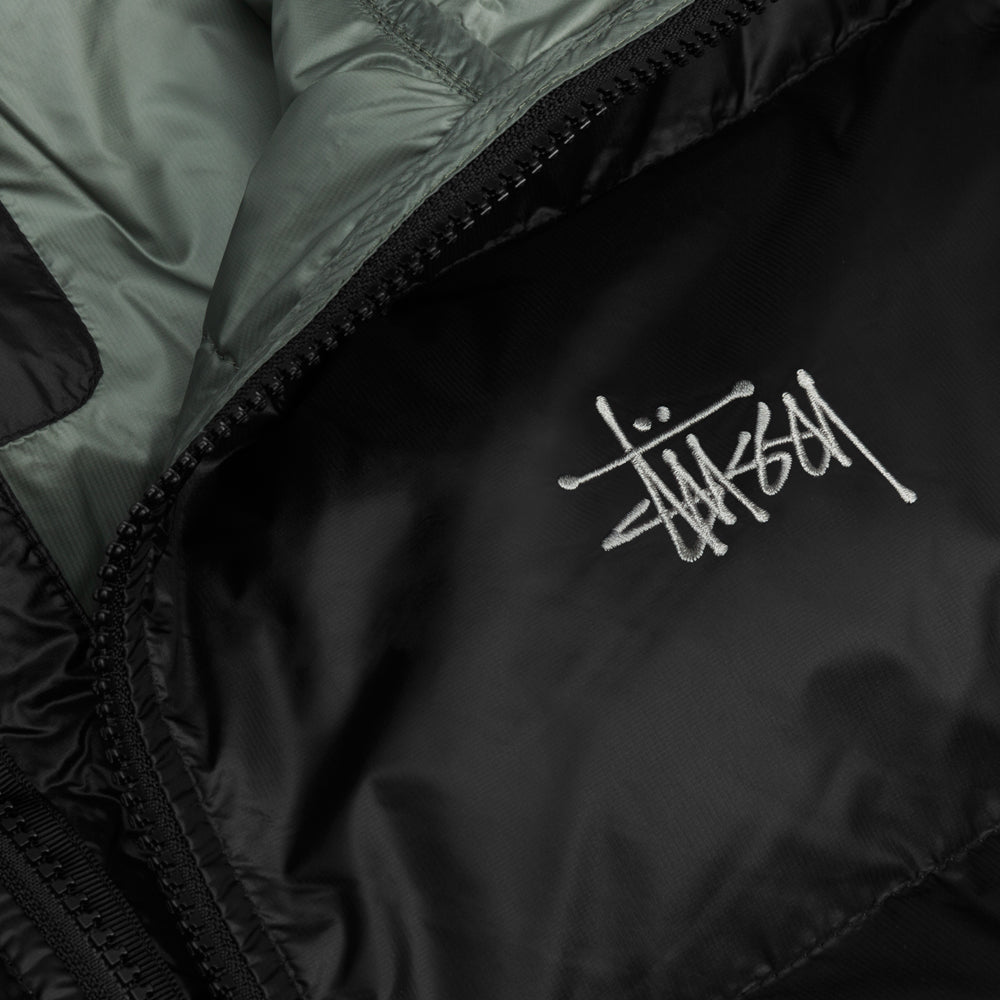 STÜSSY MICRO RIPSTOP DOWN PARKA // PHANTOM BLACK