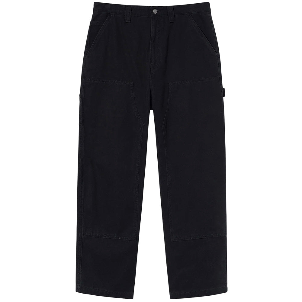 stussy 116496 canvas work pant black