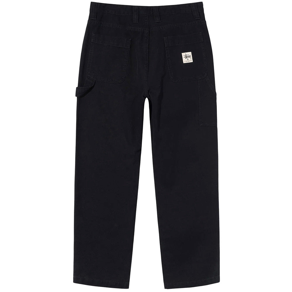 stussy 116496 canvas work pant black