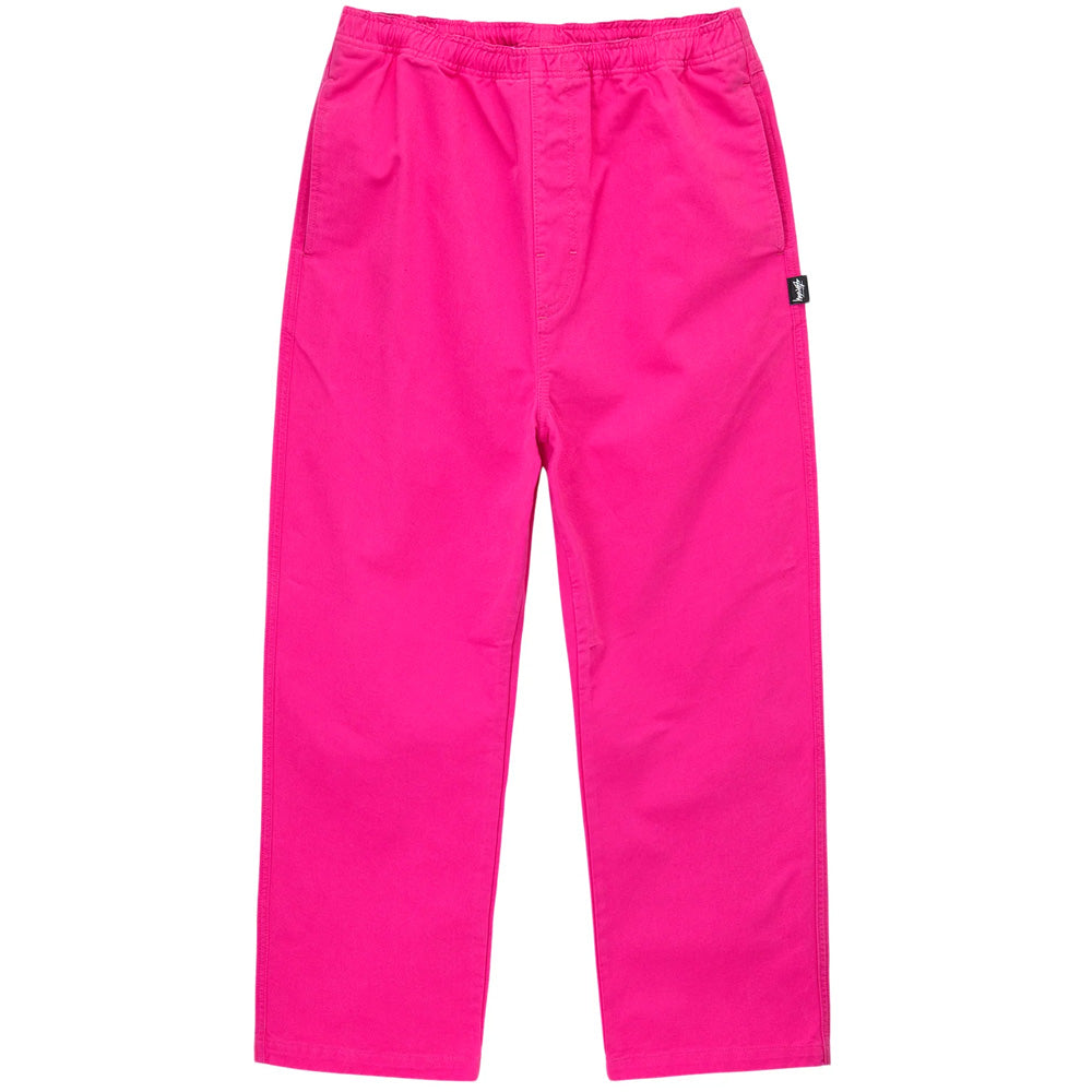 stüssy 116553 brushed beach pant hot pink