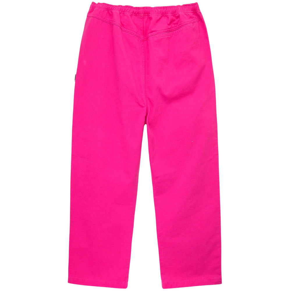 stüssy 116553 brushed beach pant hot pink