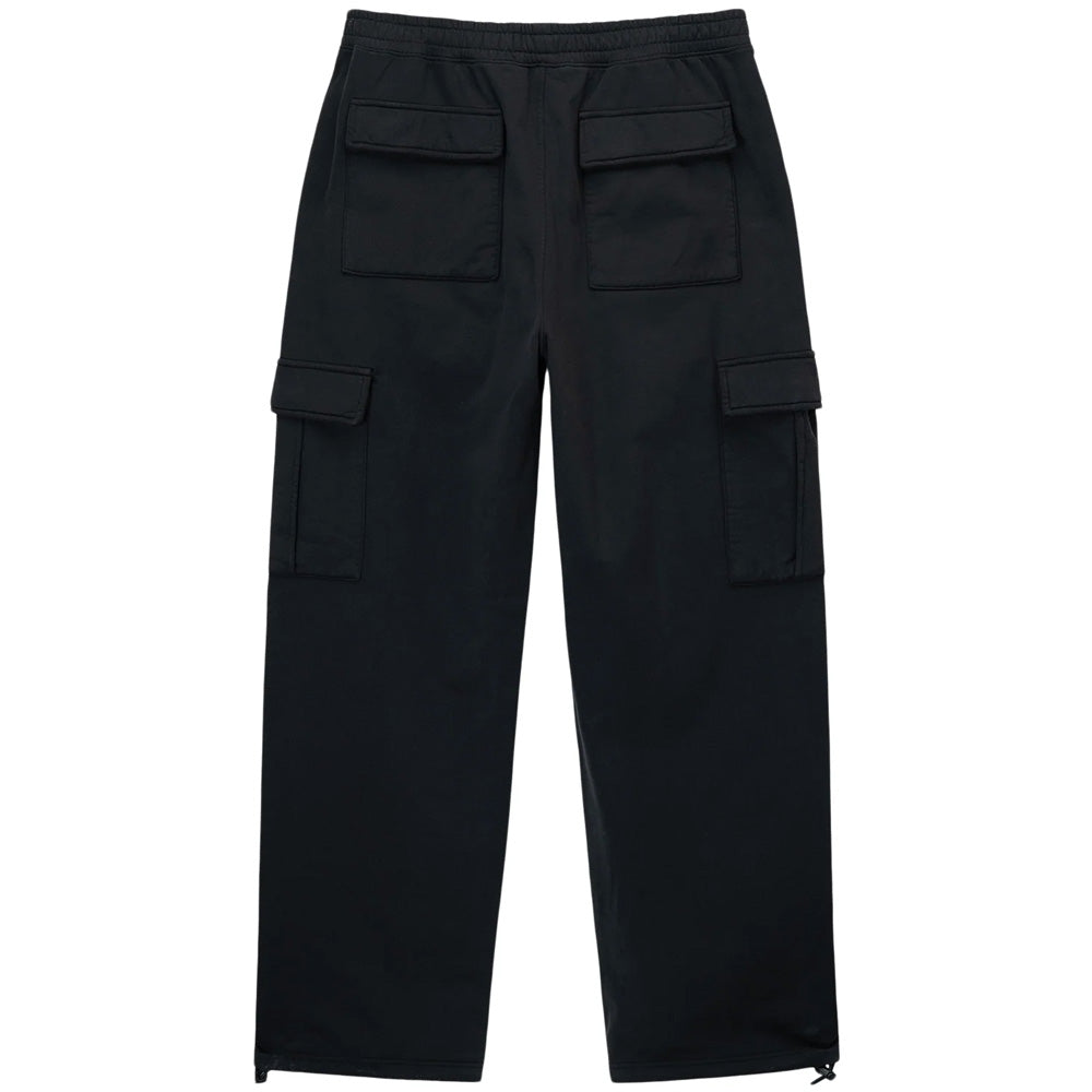 stussy 116578 sport cargo fleece pant black