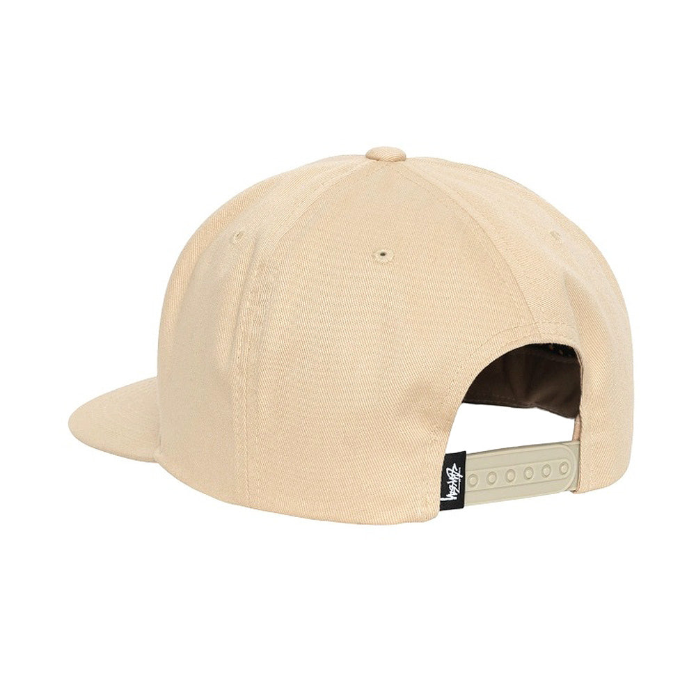 stüssy 1311052 big stock point crown cap sand