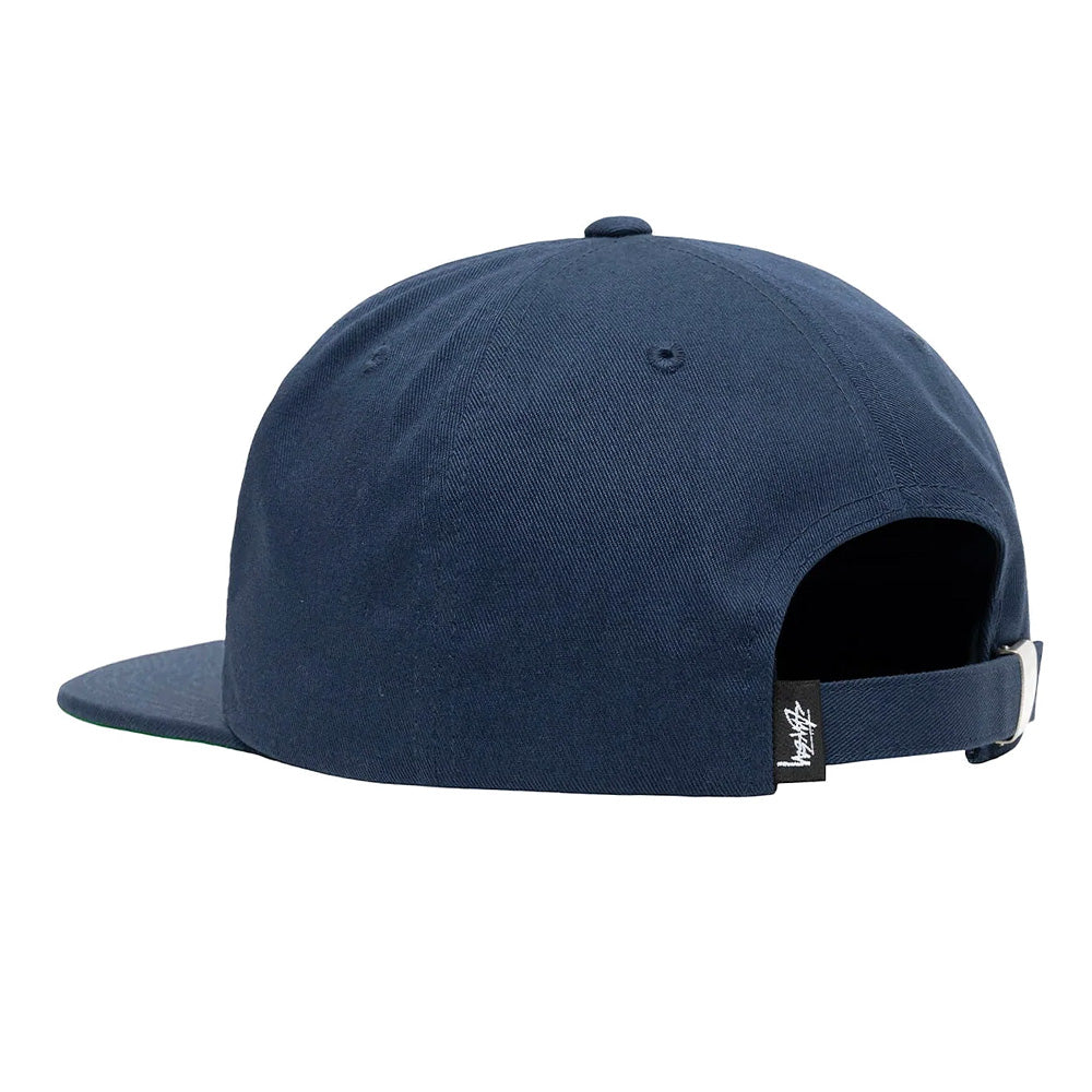 stussy 1311104 basic strapback cap navy