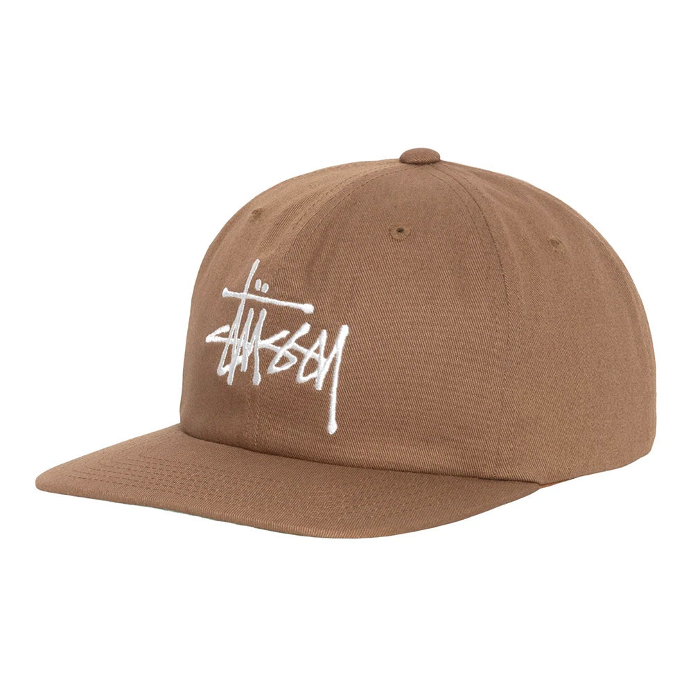 stüssy 1311104 basic strapback cap tan