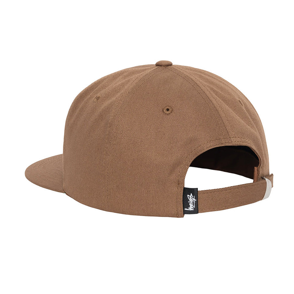 stüssy 1311104 basic strapback cap tan