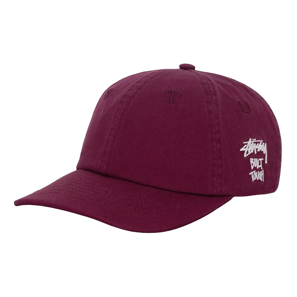 stüssy 1311114 built tough low pro cap maroon