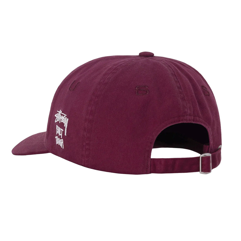 stüssy 1311114 built tough low pro cap maroon