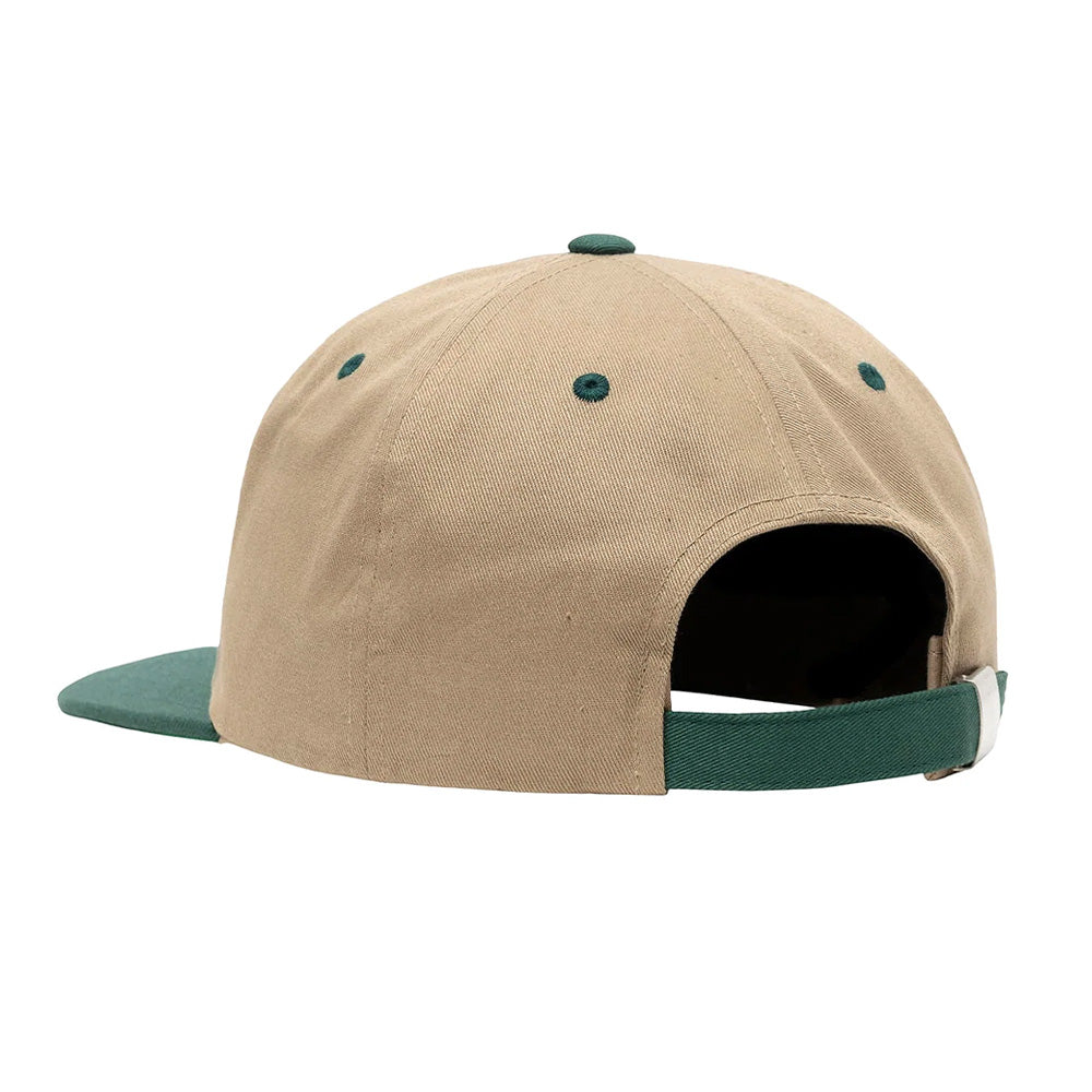 stussy 1311119 basic star strapback cap khaki