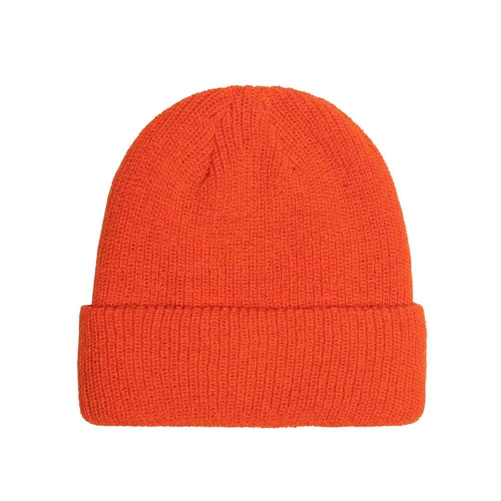 stussy 1321019 basic cuff beanie habanero