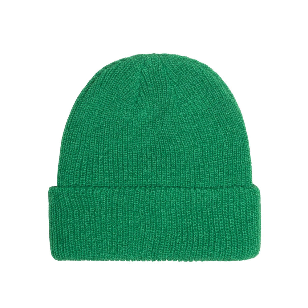 stussy 1321019 basic cuff beanie kelly green