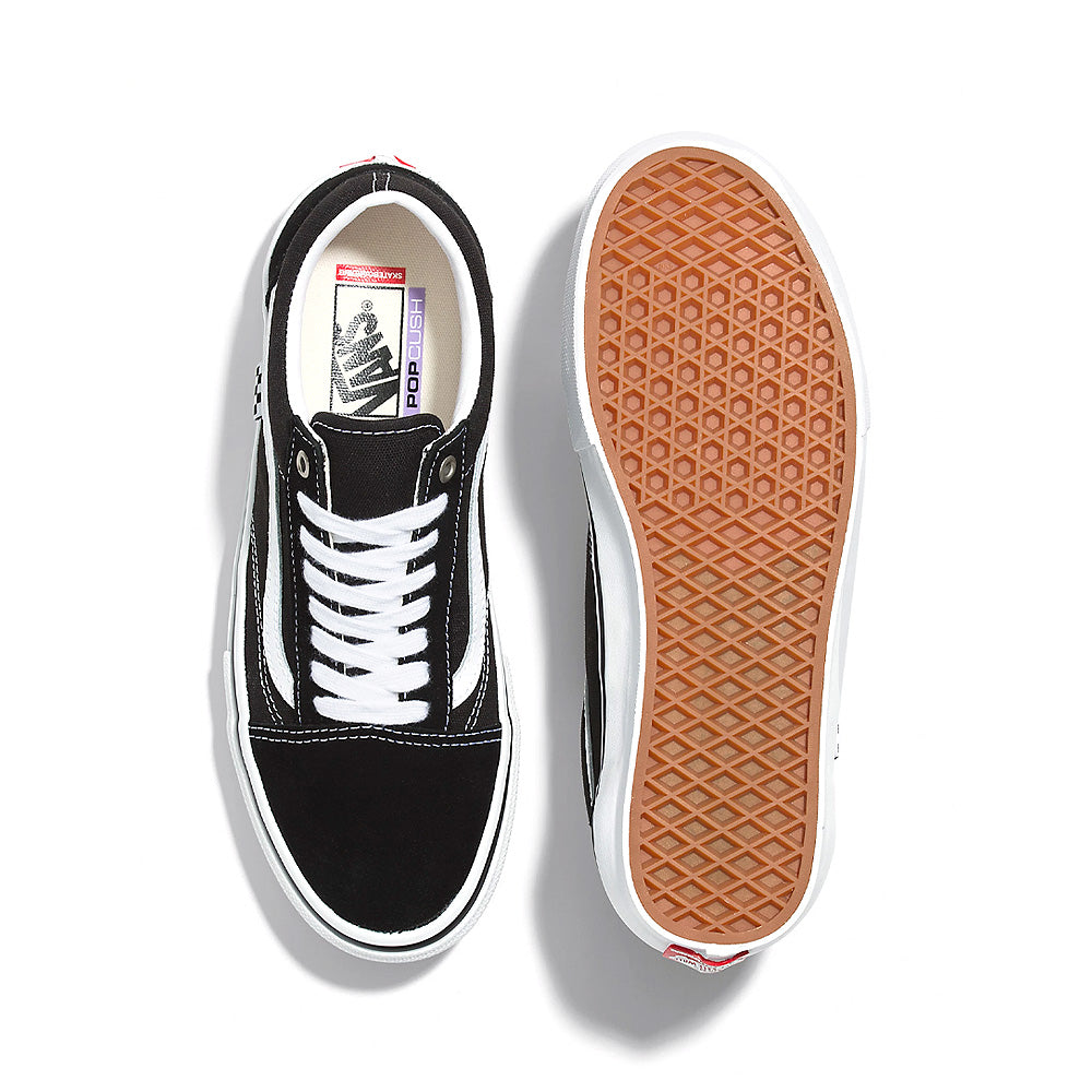 vans vn0a5fcby281 skate old skool shoe black white