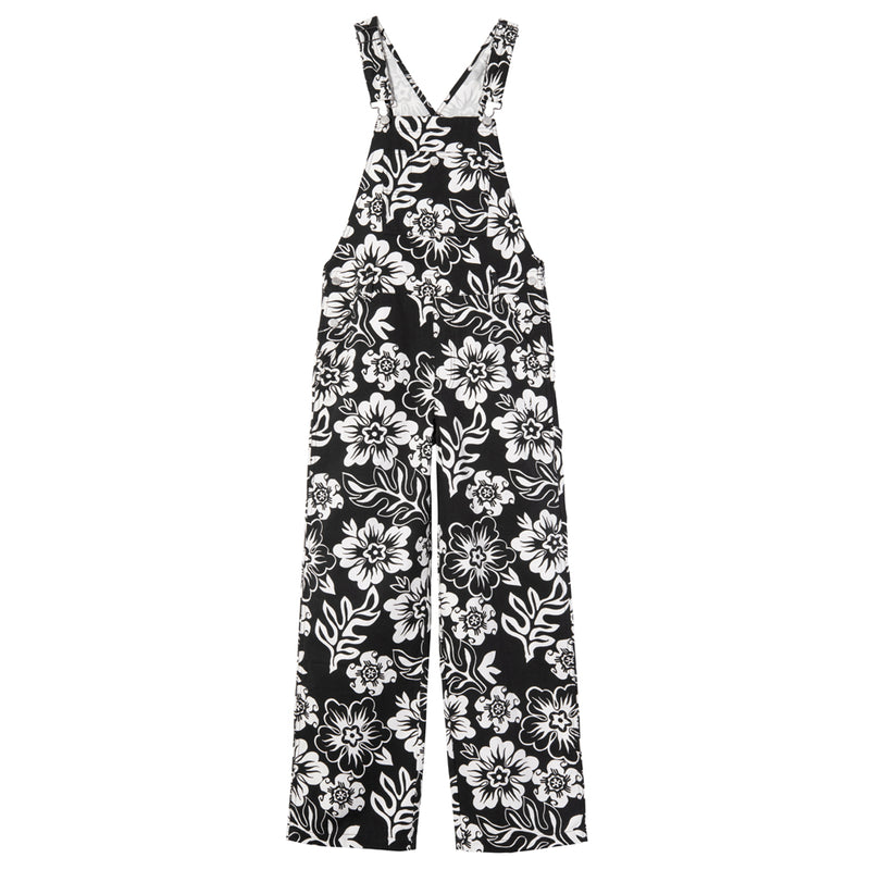 美しい STUSSY PERRI OVERALL ハイビスカス オーバーオール