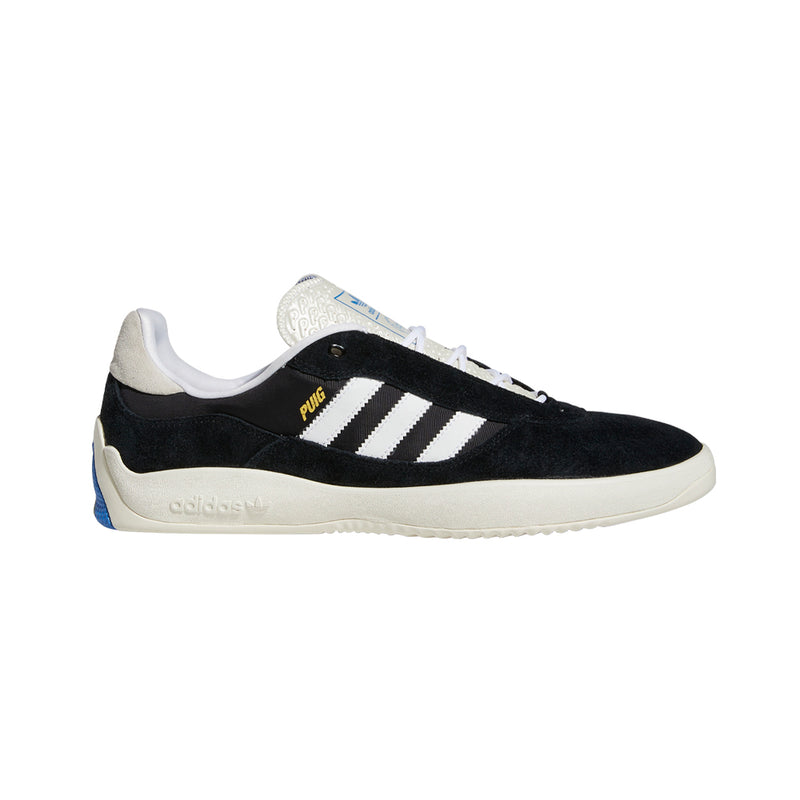 adidas SKATEBOARDING PUIG SHOES CORE BLACK CLOUD WHITE BLUE BIRD