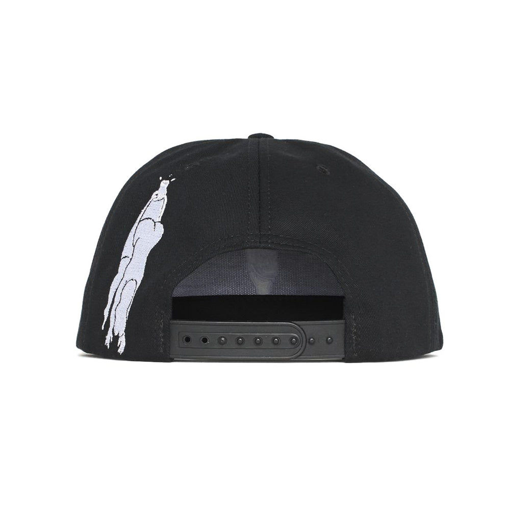 by parra 26250 6 panel king hat hanging black