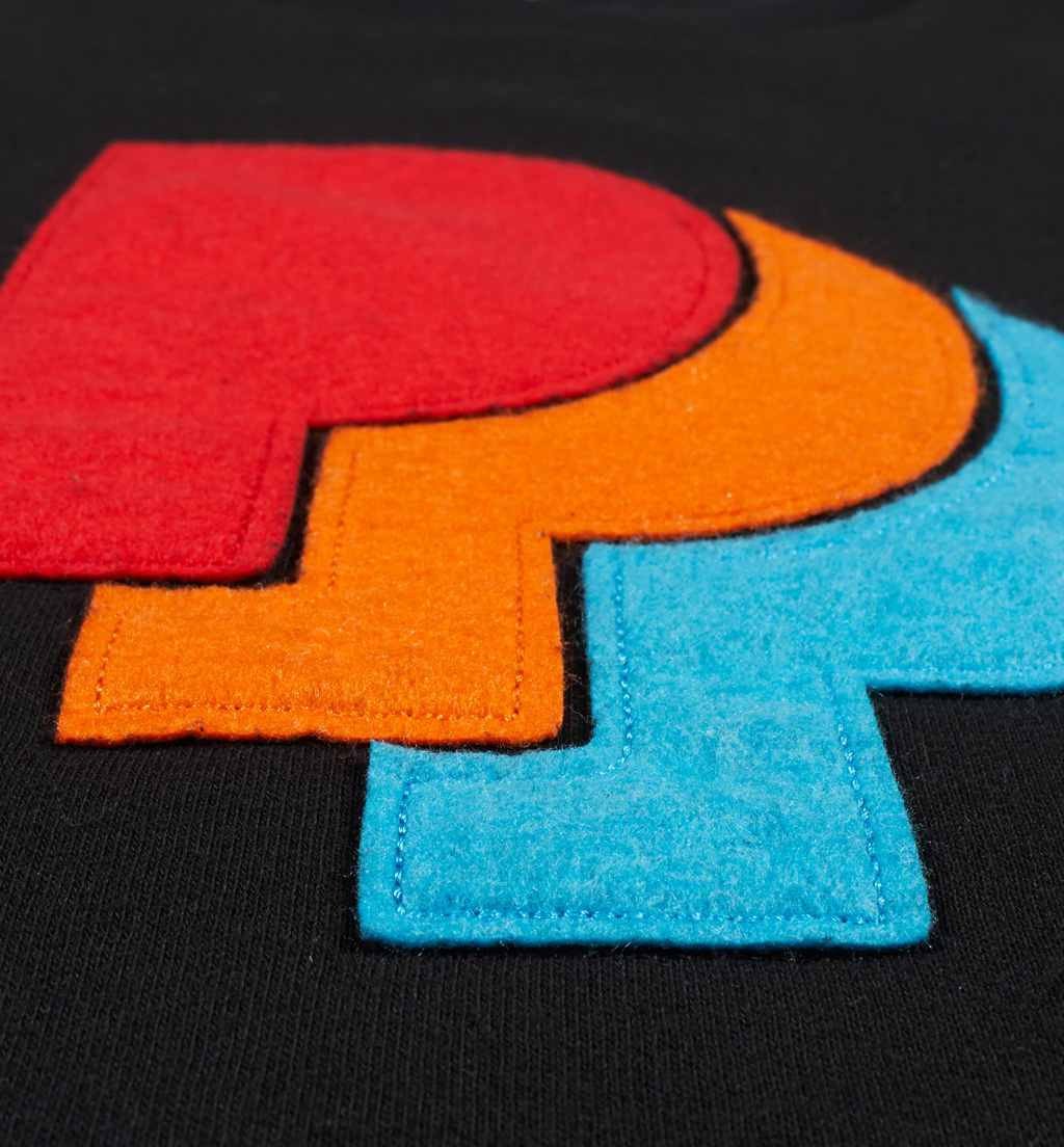 by parra ppp crewneck sweatshirt black