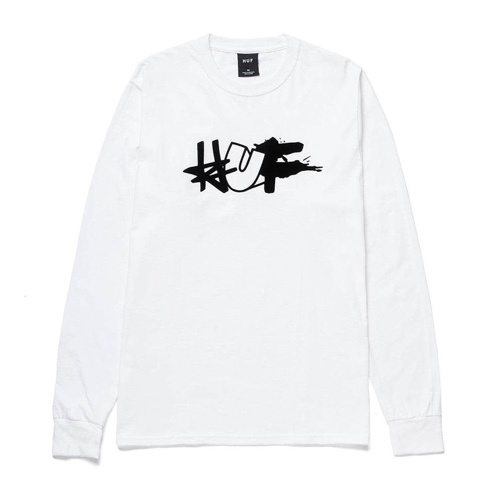 huf ts01381 haze remix ls tee white