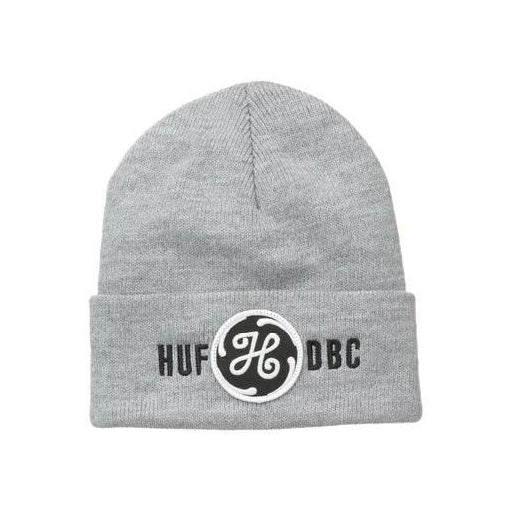 huf bn44006 watt up beanie grey heather