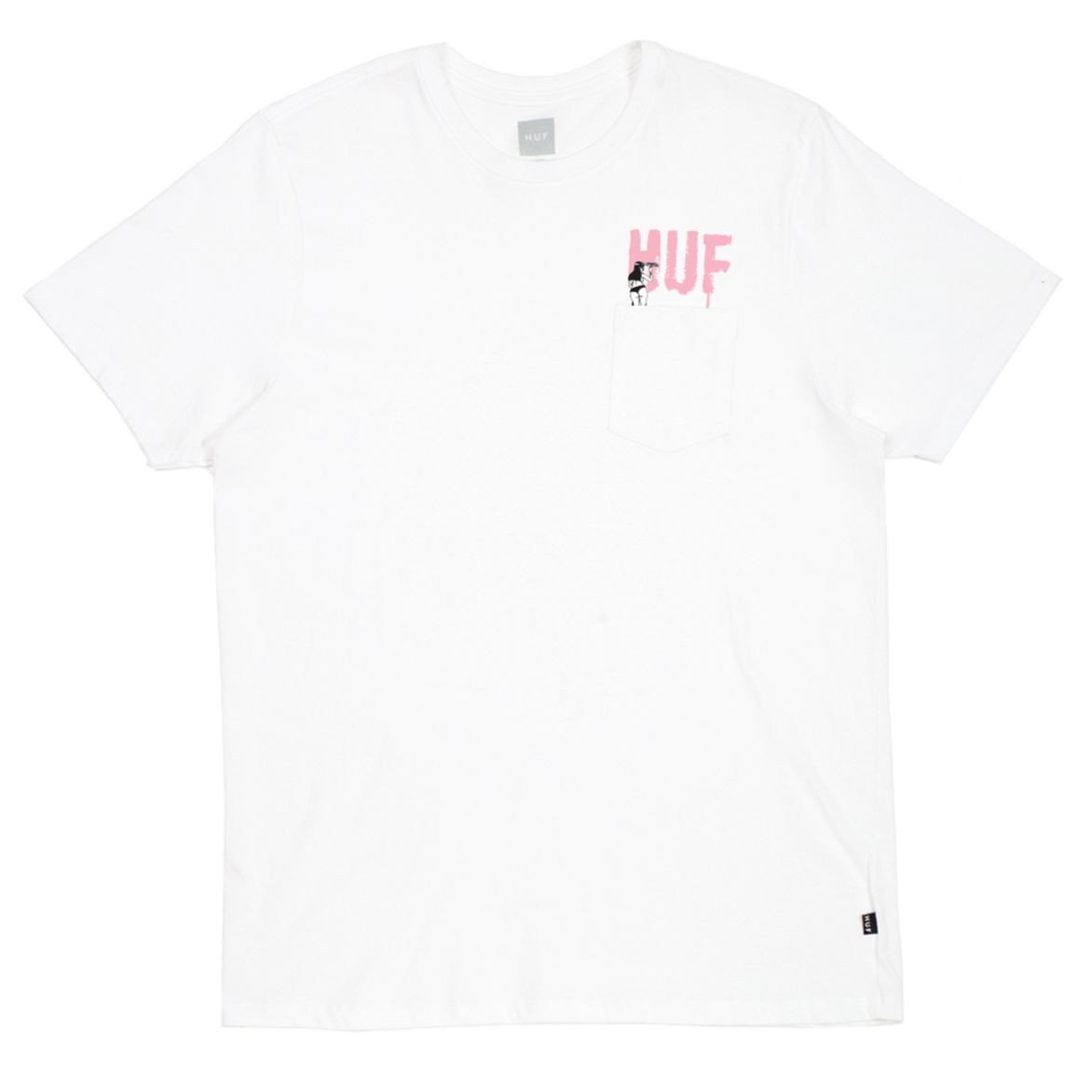 huf ts00104 ladder pocket tee white