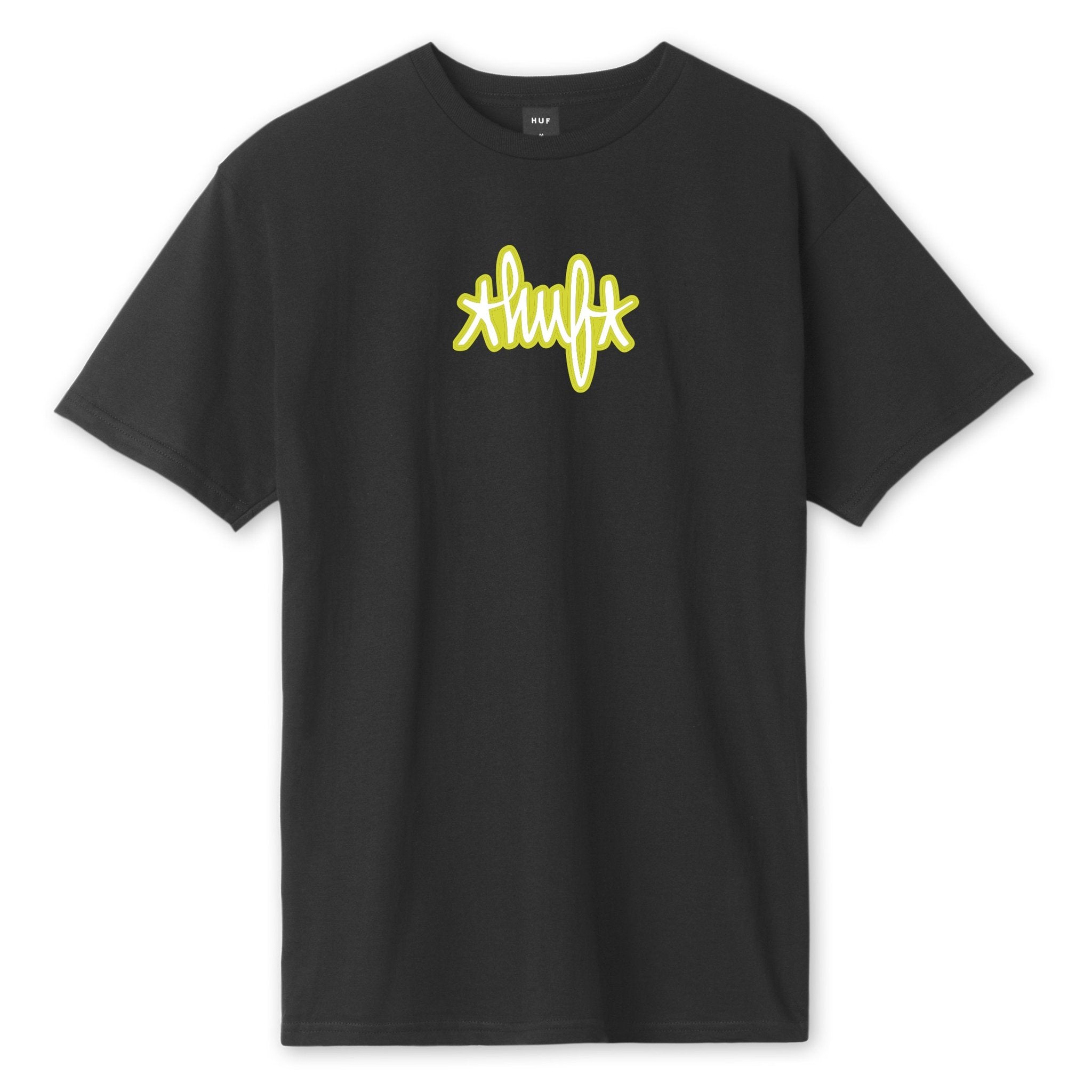 huf ts01195 landmark logo ss tee black