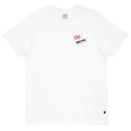 huf ts53012 shrooms tee white