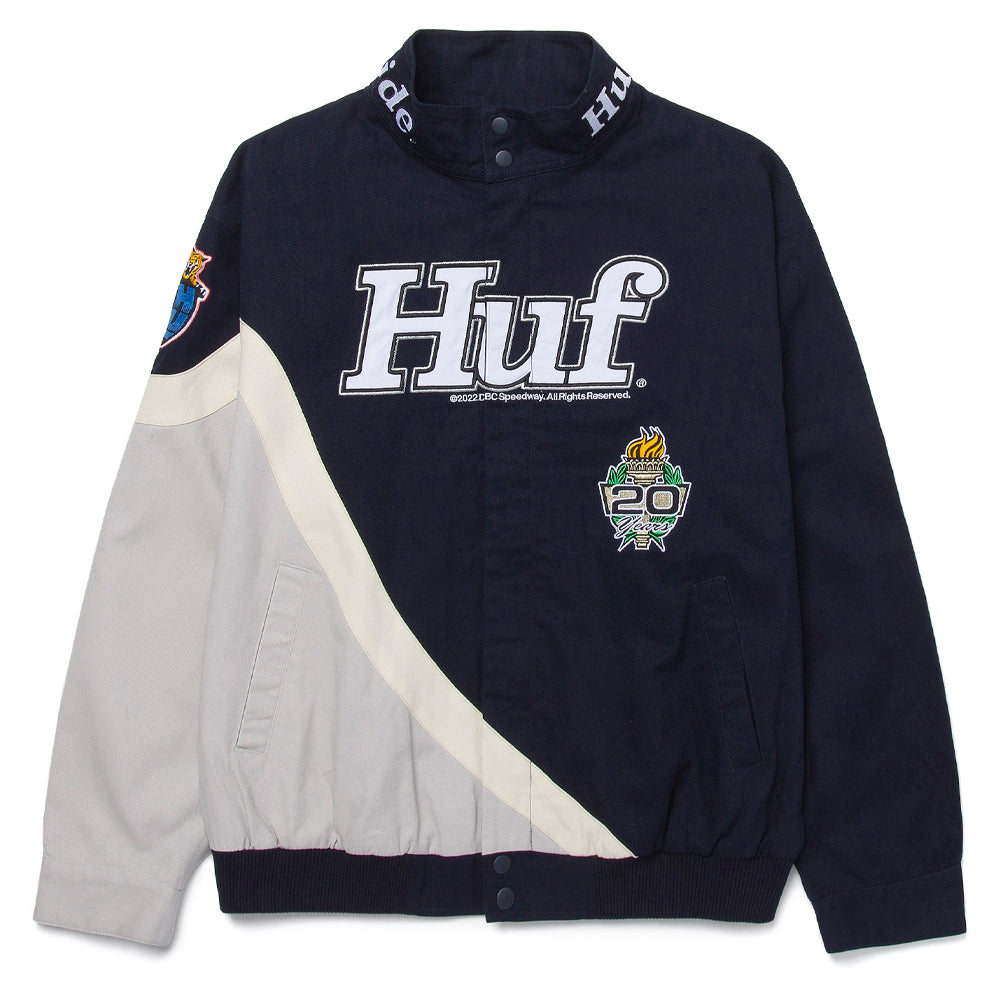 huf worldwide daytona jacket indigo jk00335 indgo 