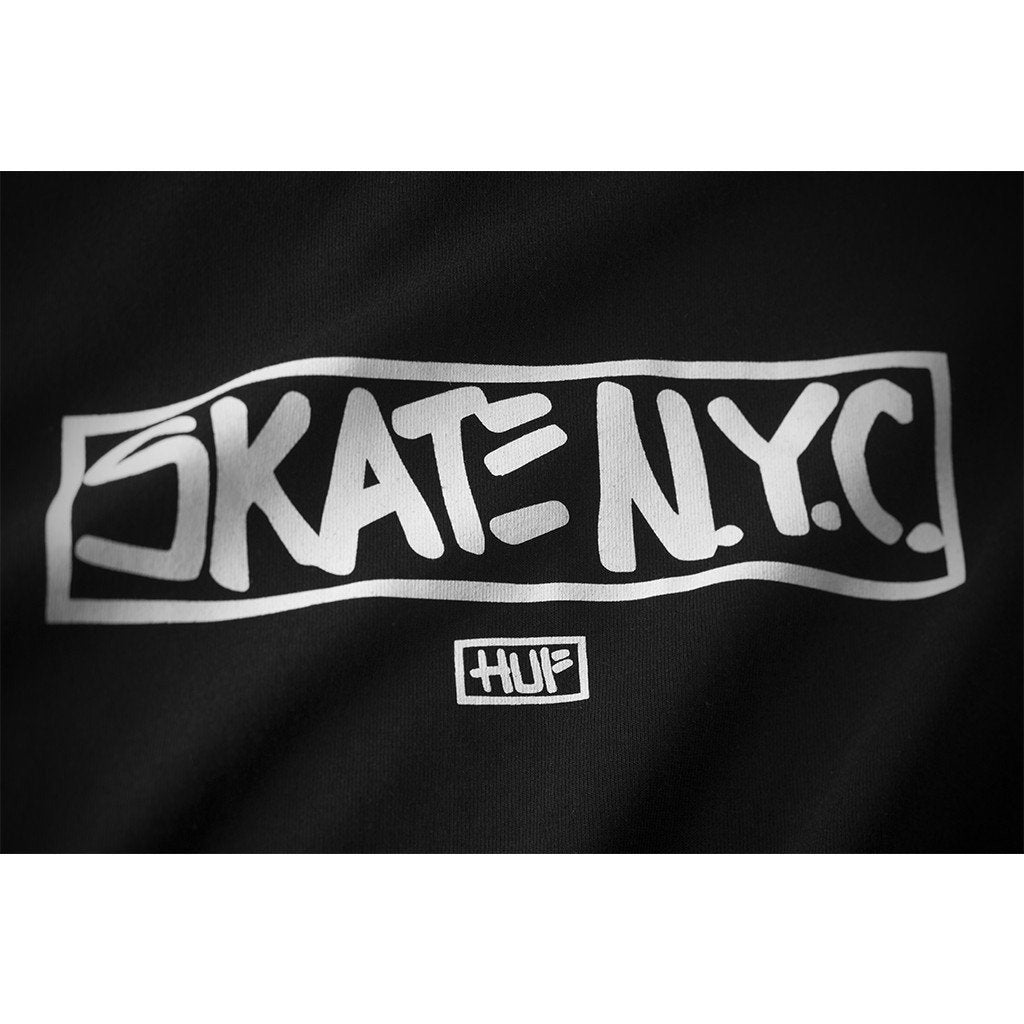 huf x skate nyc ts65l02 address tee black