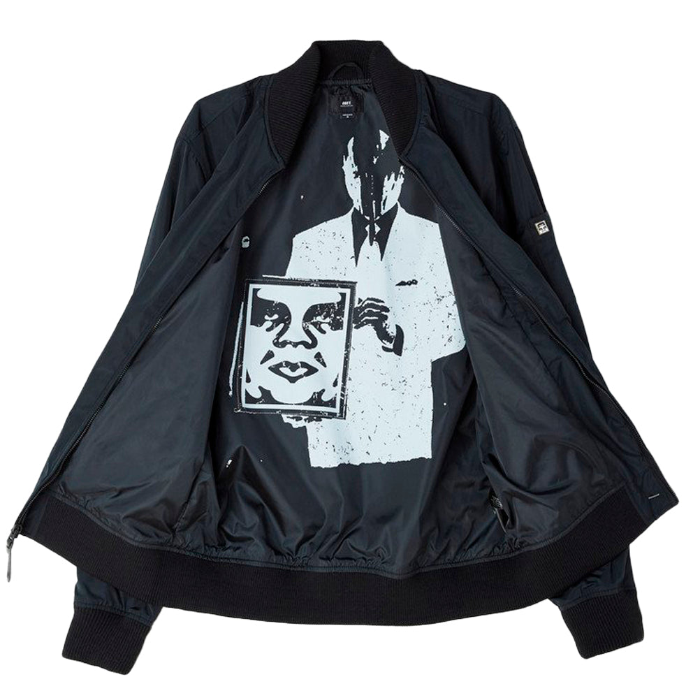 obey 121800183 eightball bomber jacket black