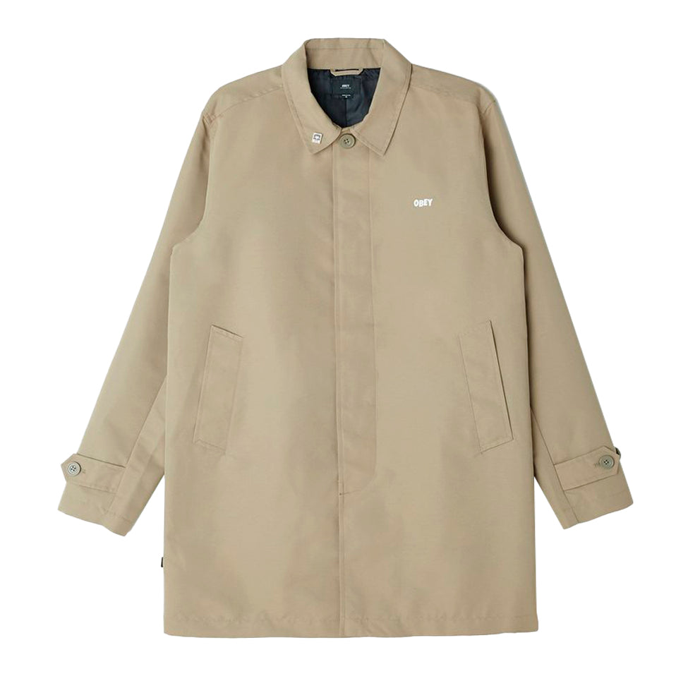 obey 121800226 sneaky trench coat tan