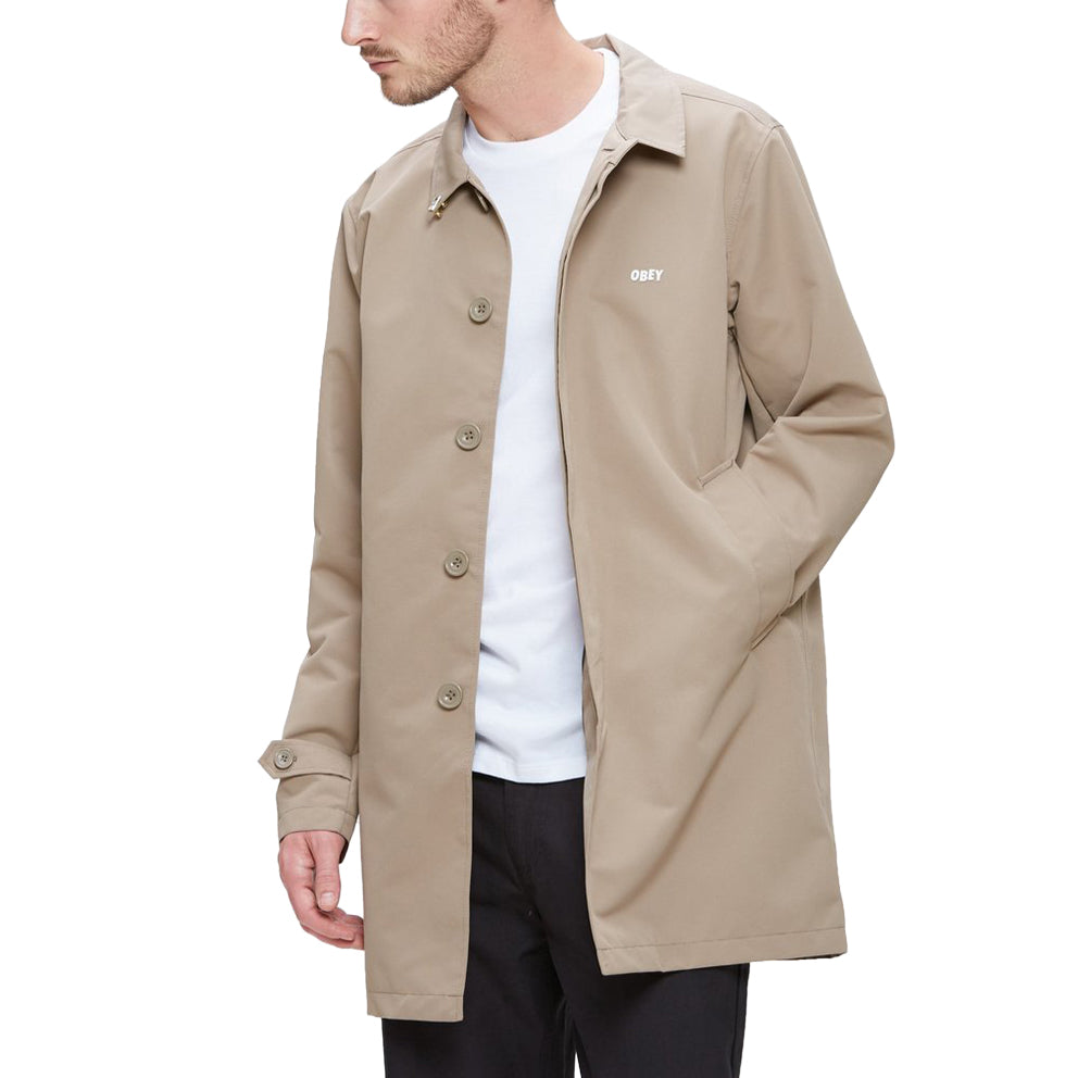 obey 121800226 sneaky trench coat tan