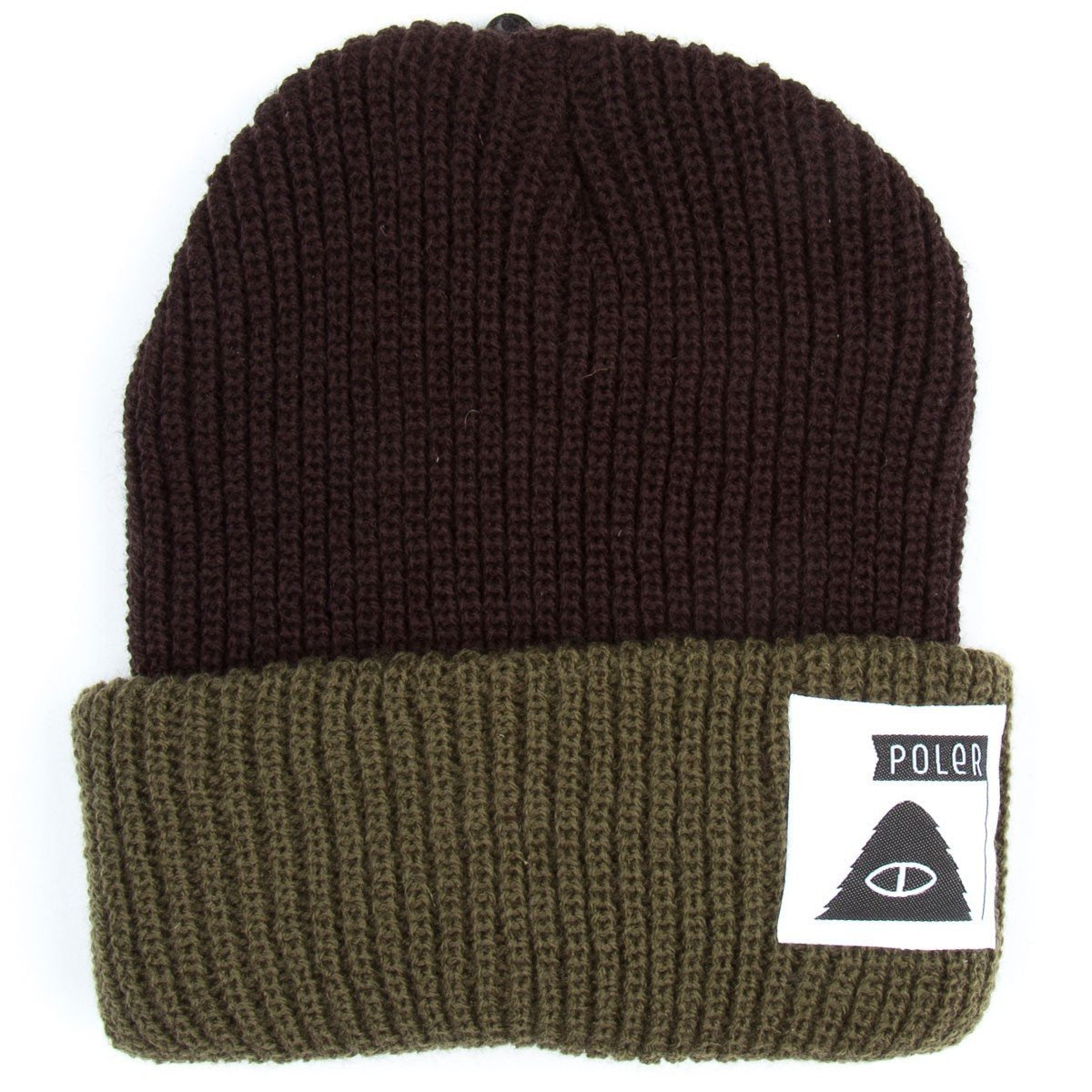 poler 535003 trailboss beanie dark brownarmy green