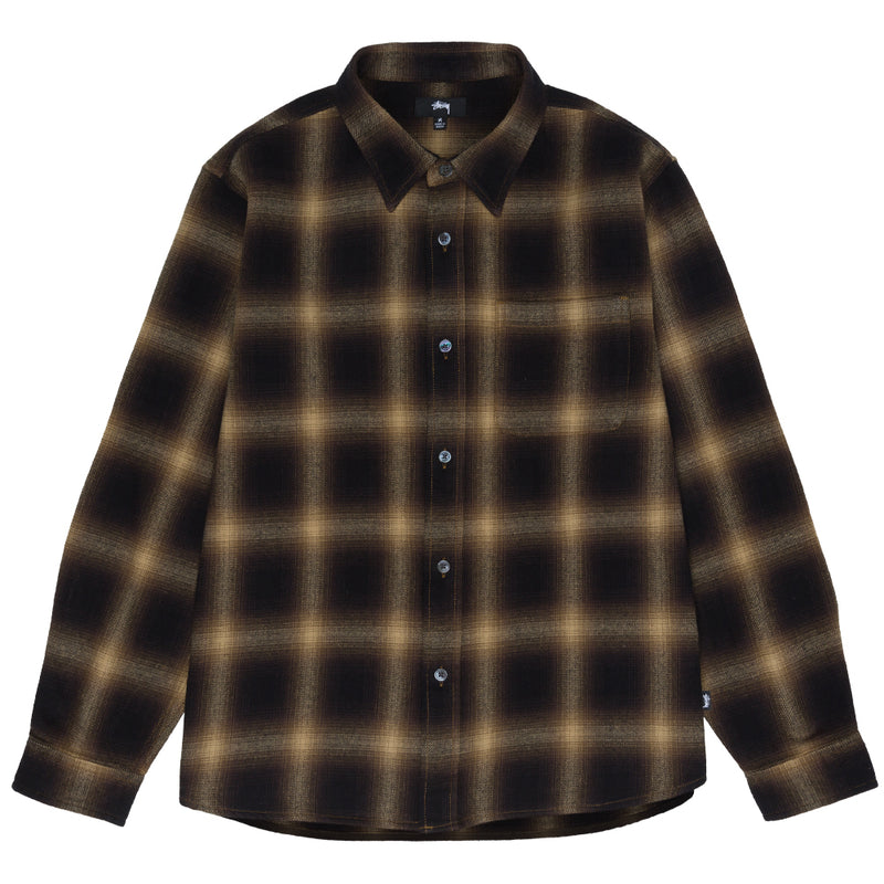 STÜSSY PETE PLAID SHIRT // MUSTARD