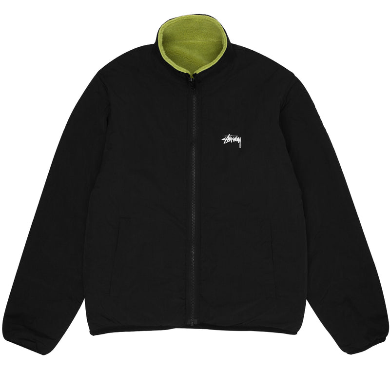 STÜSSY SHERPA REVERSIBLE JACKET // MOSS GREEN