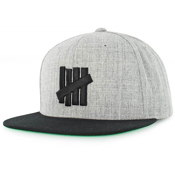 undefeated 531141 5 strike cap grey heather