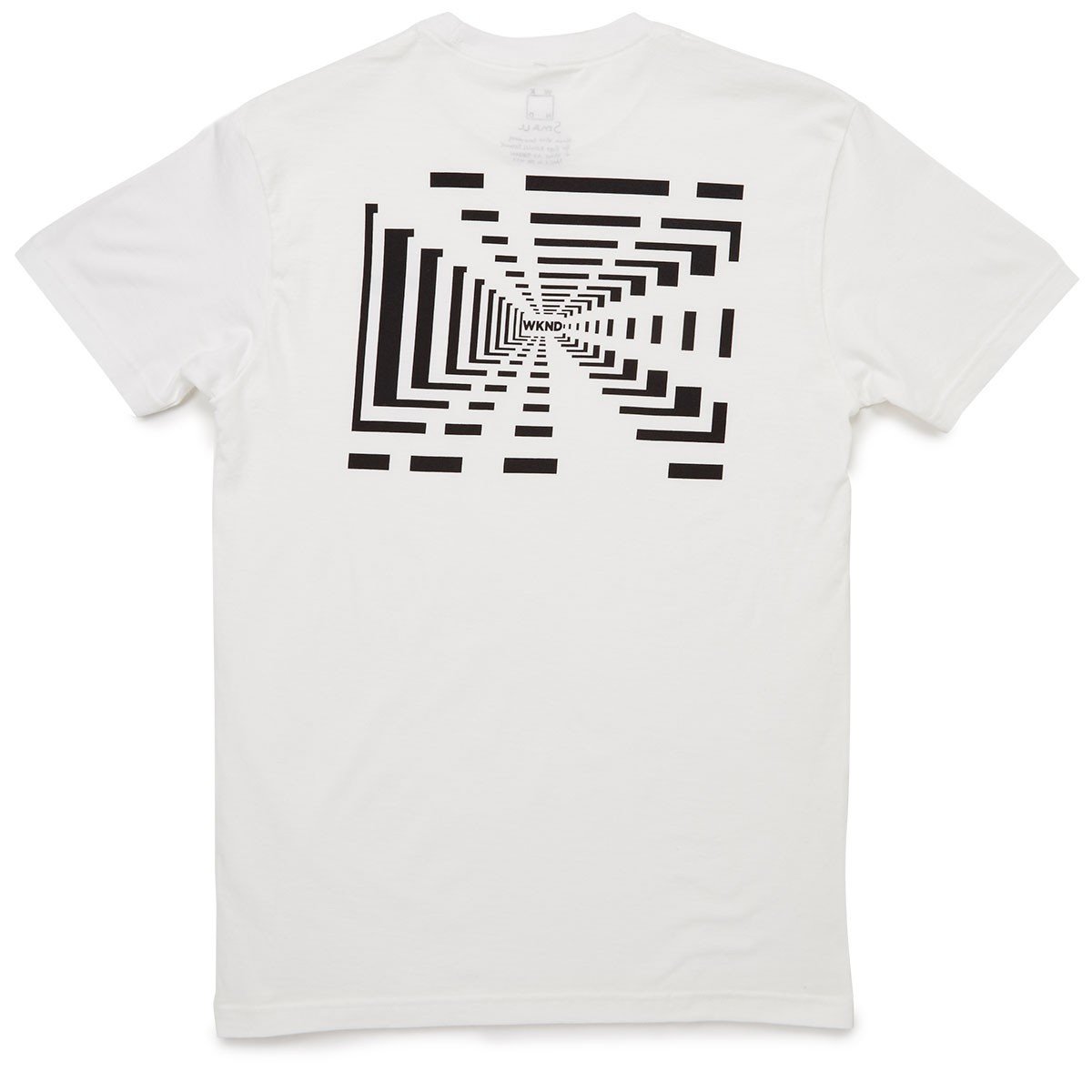 wknd wk002 tunnel vision tee white